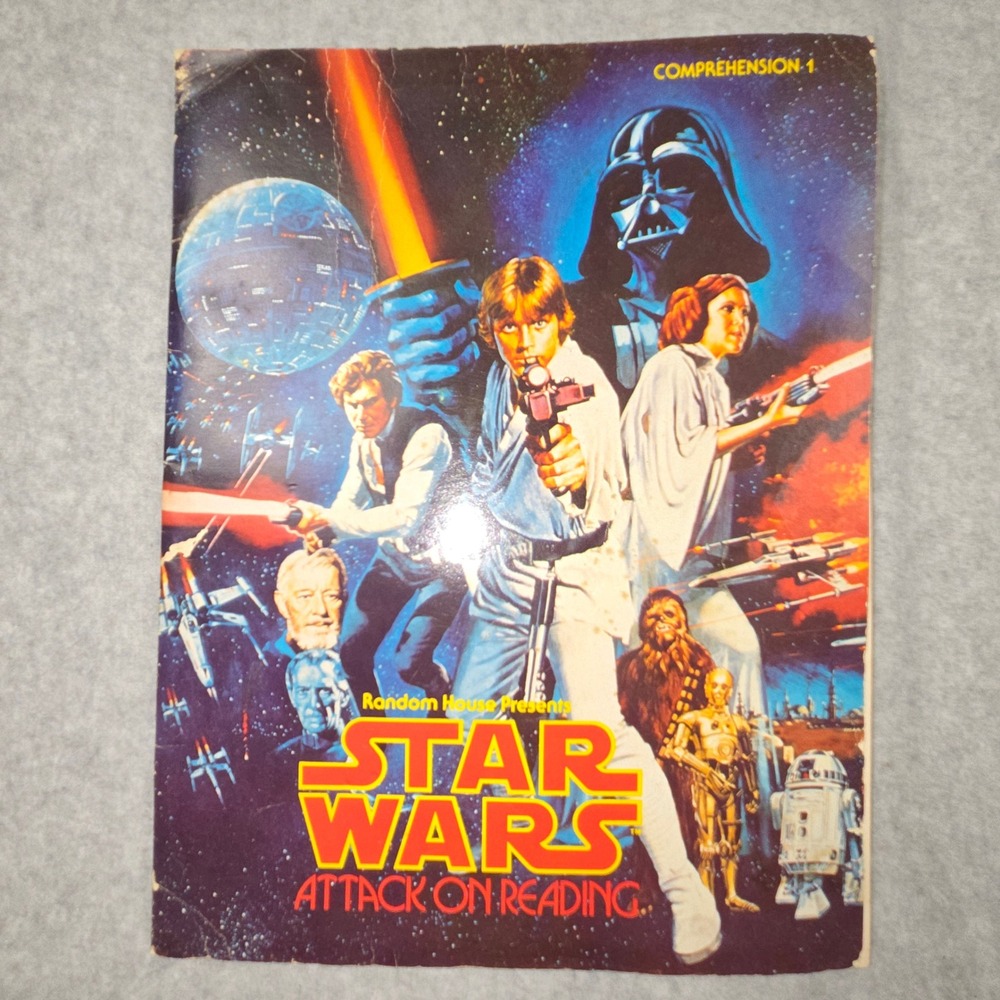 Vintage 1979 Star Wars Attack on Reading Comprehension 1 Random House Booklet